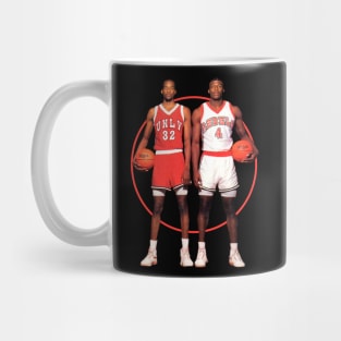 Vintage Stacey Augmon and Larry Johnson 1991 Mug